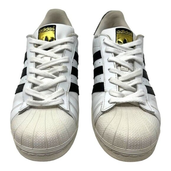 Adidas Superstar White & Black Sneakers - Picture 4 of 8